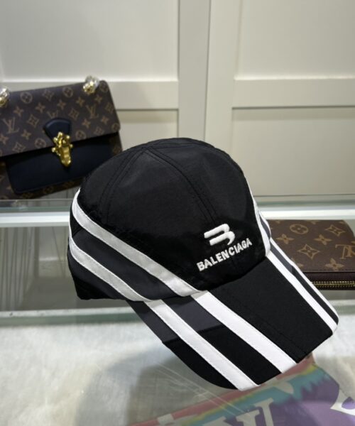 Balenciage Logo Visor Cap Black Cap