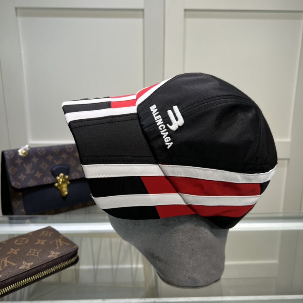 Balenciage Logo Visor Cap Black Cap - Image 2