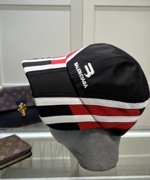 Balenciage Logo Visor Cap Black Cap