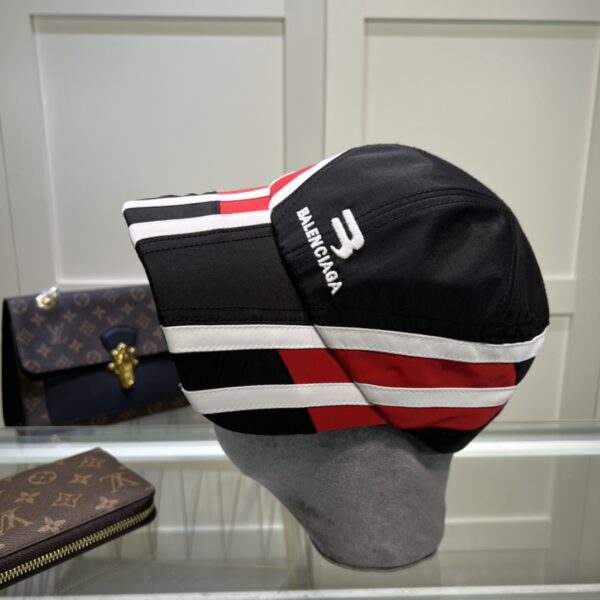 Balenciage Logo Visor Cap Black Cap