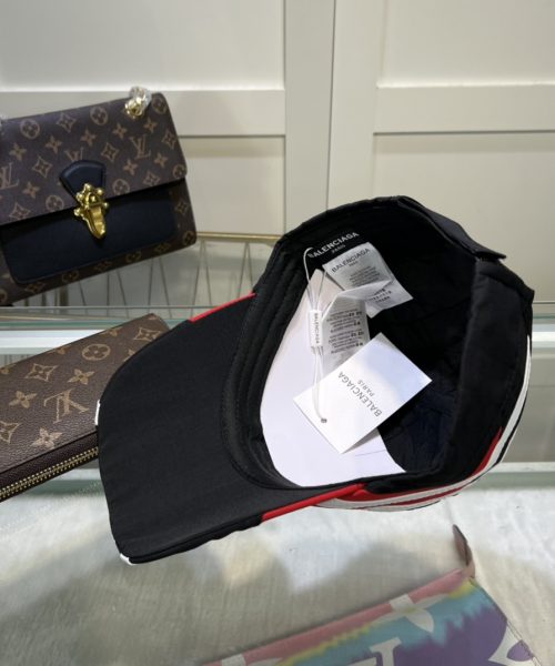 Balenciage Logo Visor Cap Black Cap