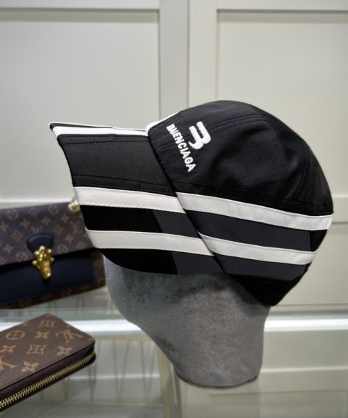 Balenciage Logo Visor Cap Black Cap