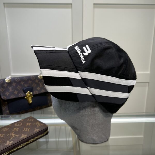Balenciage Logo Visor Cap Black Cap
