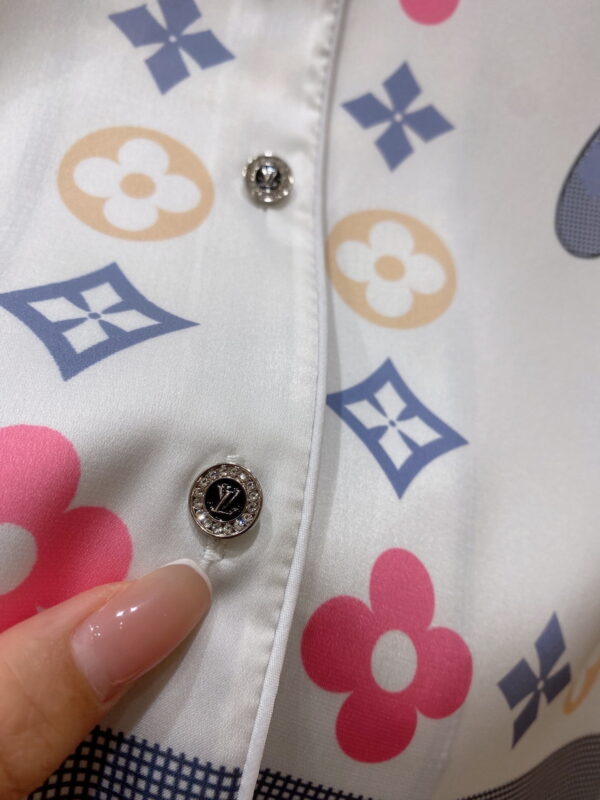 Bear Printed Pants And Shirt Pyjama White For Women