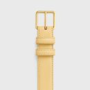 1:1 Replica Belt Bag Triomphe Belt In Shiny Calfskin Pollen Yellow For Women 45BCN3AH2.11PO 11cm/4inch