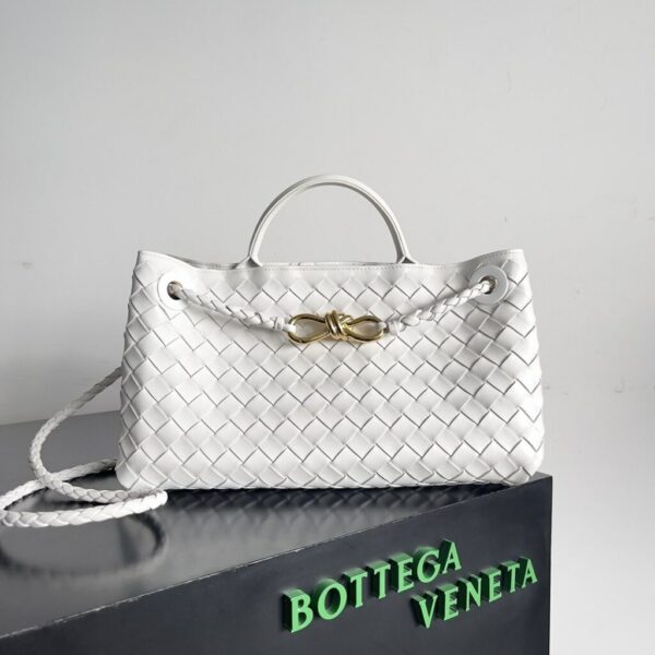 Bottega Veneta Andiamo Medium Bag Brown/Black/White For Women 30cm / 11.8in