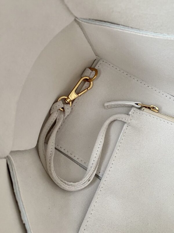 Bottega Veneta Arco Tote Bag For Women 11.8in/30cm In Chalk 652867VCP119009