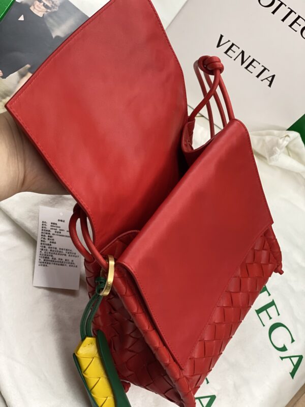 Bottega Veneta Backpack Red, For Women, Women's Bags 8.9in/22.5cm