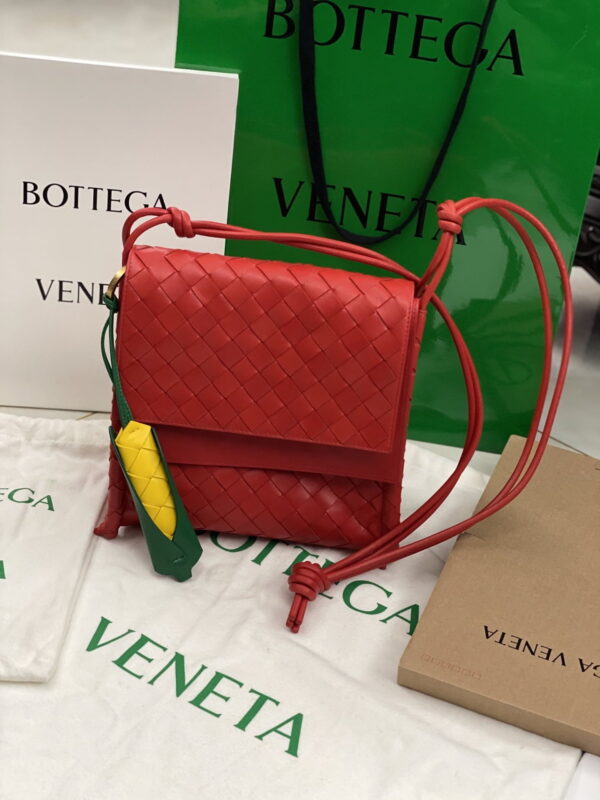 Bottega Veneta Backpack Red, For Women, Women's Bags 8.9in/22.5cm
