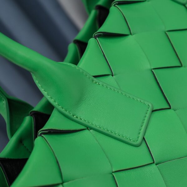 Bottega Veneta Braided Maxi Cava Tote Bag Green, For Women, Women's Bags 13.8in/35cm