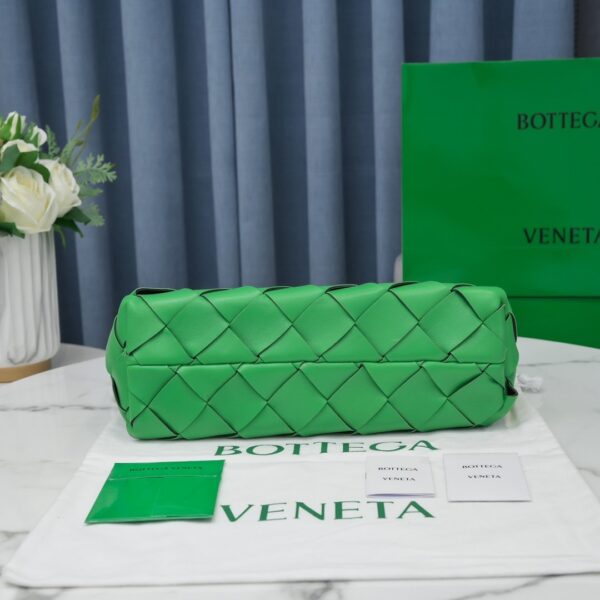 Bottega Veneta Braided Maxi Cava Tote Bag Green, For Women, Women's Bags 13.8in/35cm