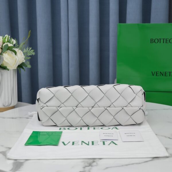 Bottega Veneta Braided Maxi Cava Tote Bag White, For Women, Women's Bags 13.8in/35cm