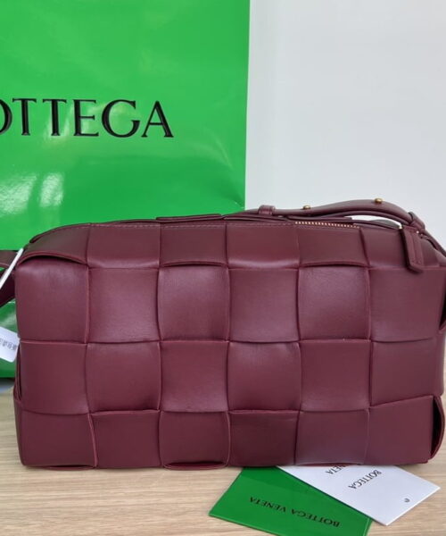 Bottega Veneta Brick Cassette Red, For Women, Women's Bags 11in/28cm
