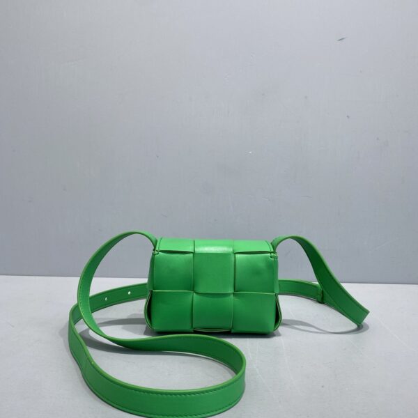 Bottega Veneta Candy Cassette Green, For Women, Women's Bags 4.7in/12cm 666688VMAY13722
