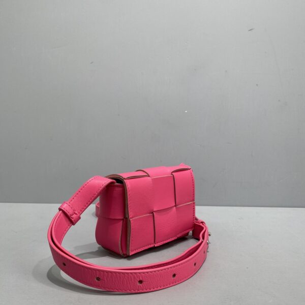 Bottega Veneta Candy Cassette Pink, For Women, Women's Bags 4.7in/12cm 666688VMAY16419
