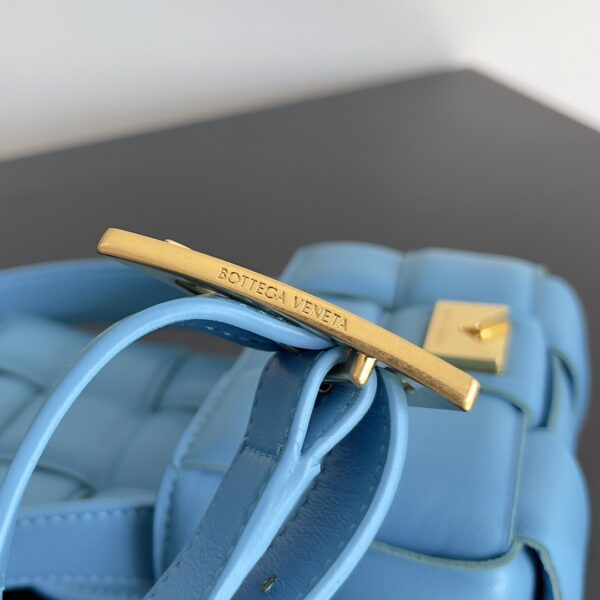 Bottega Veneta Candy Padded Tech Cassette Blue, For Women, Women's Bags 5.1in/13cm