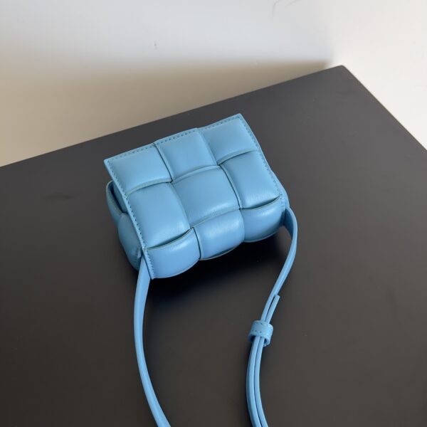 Bottega Veneta Candy Padded Tech Cassette Blue, For Women, Women's Bags 5.1in/13cm