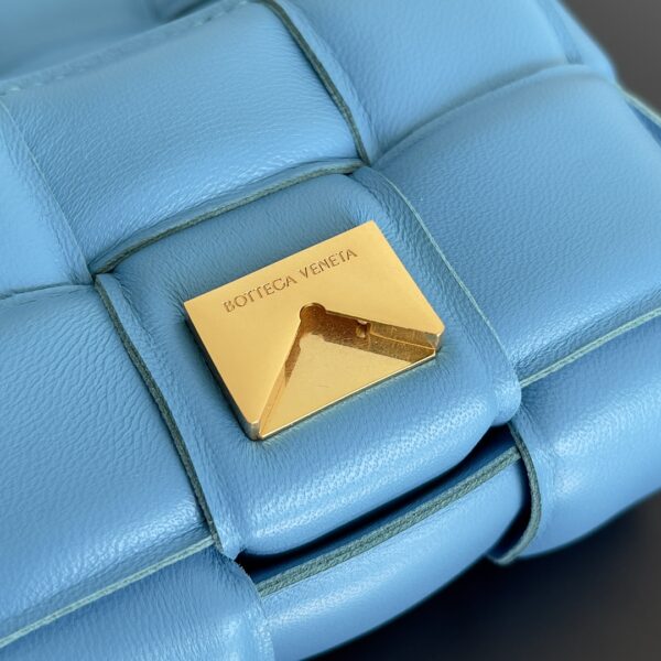 Bottega Veneta Candy Padded Tech Cassette Blue, For Women, Women's Bags 5.1in/13cm