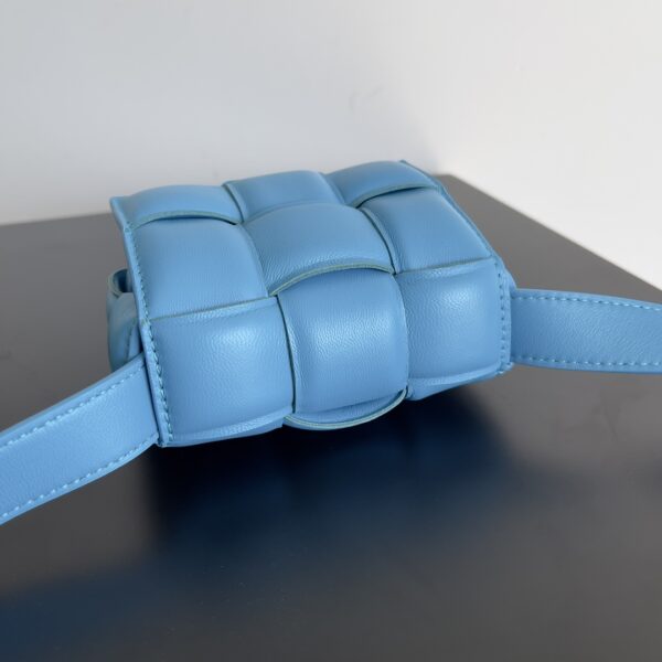 Bottega Veneta Candy Padded Tech Cassette Blue, For Women, Women's Bags 5.1in/13cm