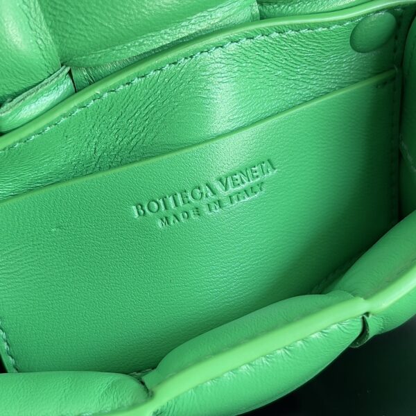 Bottega Veneta Candy Padded Tech Cassette Green, For Women, Women's Bags 5.1in/13cm