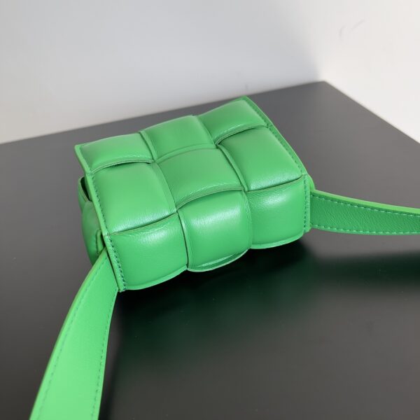 Bottega Veneta Candy Padded Tech Cassette Green, For Women, Women's Bags 5.1in/13cm