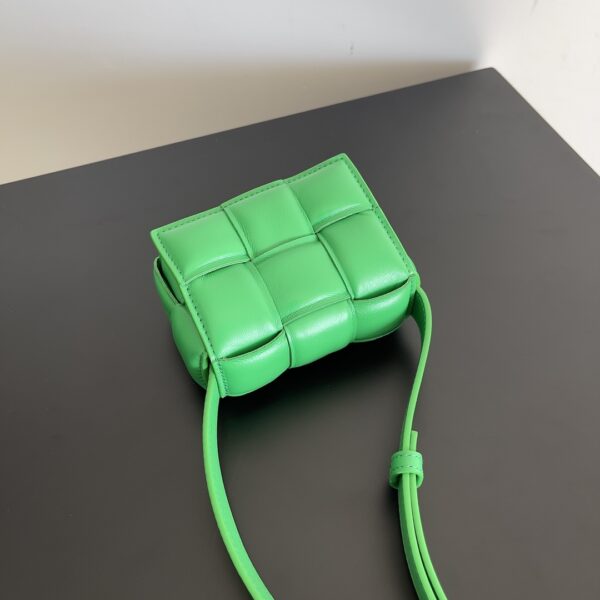 Bottega Veneta Candy Padded Tech Cassette Green, For Women, Women's Bags 5.1in/13cm