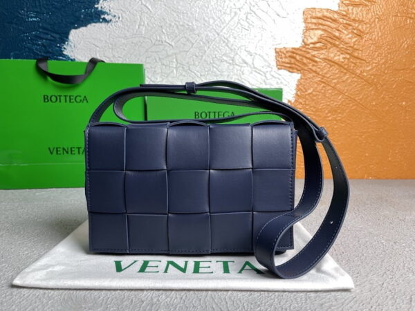Bottega Veneta Cassette Dark Blue, For Women, Women’s Bags 9.1in/23cm