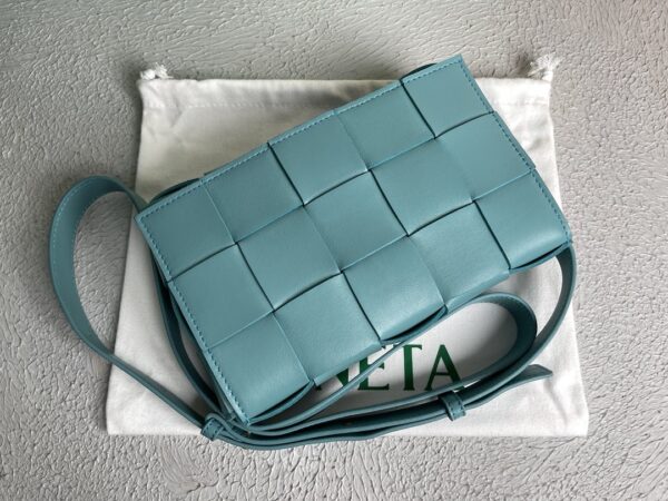 Bottega Veneta Cassette Light Blue, For Women, Women’s Bags 9.1in/23cm