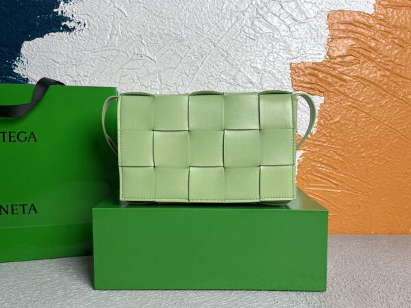 Bottega Veneta Cassette Light Green, For Women, Women’s Bags 9.1in/23cm