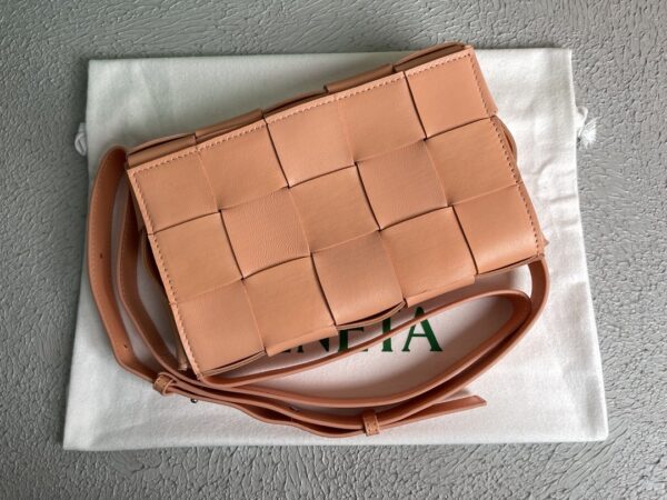 Bottega Veneta Cassette Light Orange, For Women, Women’s Bags 9.1in/23cm