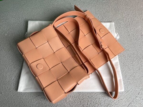 Bottega Veneta Cassette Light Orange, For Women, Women’s Bags 9.1in/23cm