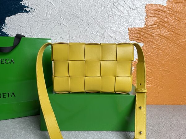 Bottega Veneta Cassette Yellow, For Women, Women’s Bags 9.1in/23cm
