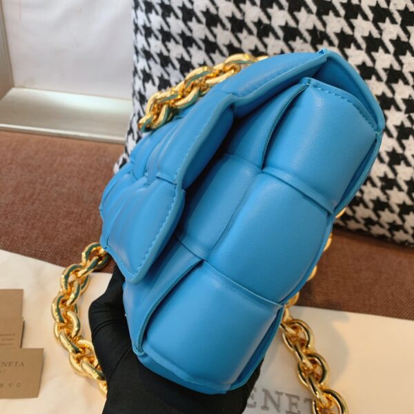 Bottega Veneta Chain Cassette Blue, For Women, Women’s Bags 10.2in/26cm