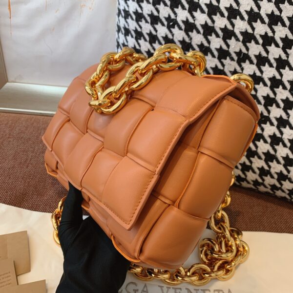 Bottega Veneta Chain Cassette Brown, For Women, Women’s Bags 10.2in/26cm