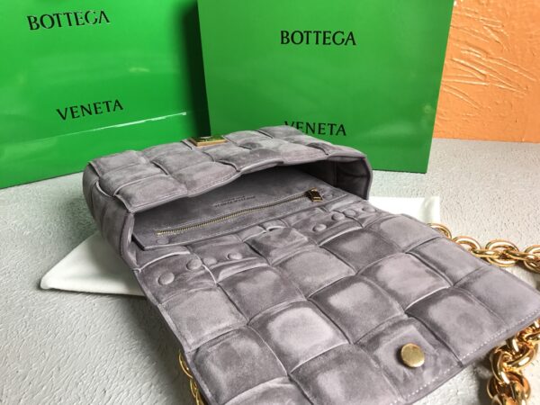 Bottega Veneta Chain Cassette Gray, For Women, Women’s Bags 10.2in/26cm
