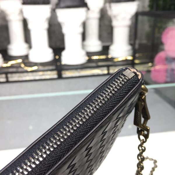 Bottega Veneta Chain Shoulder Bag Black, For Women, Women’s Bags 9.6in/24.5cm