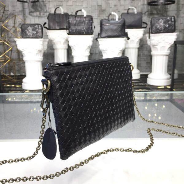Bottega Veneta Chain Shoulder Bag Black, For Women, Women’s Bags 9.6in/24.5cm