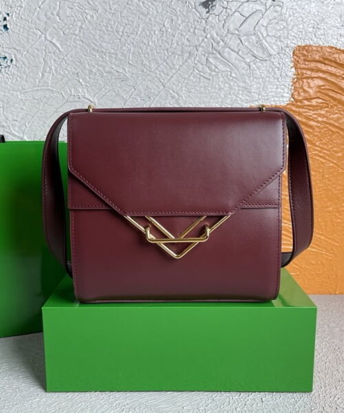 Bottega Veneta Clip Bag Purple, For Women, Women’s Bags 9in/23cm