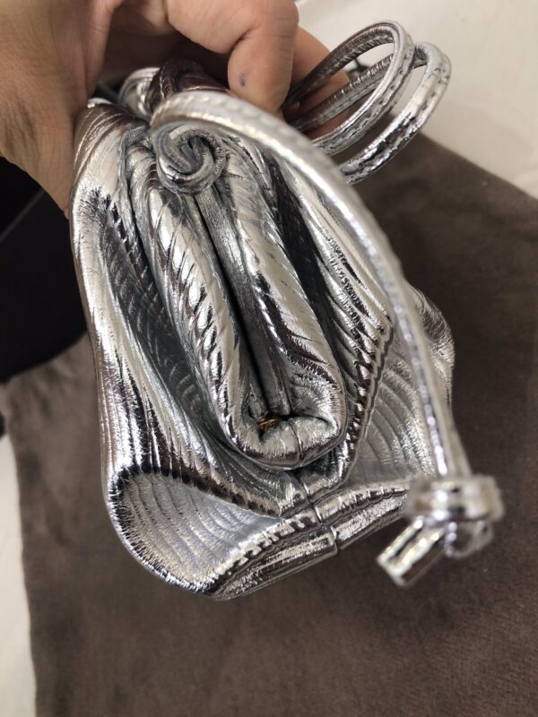 Bottega Veneta Clutch Sliver, For Women, Women's Bags 8.7in/22cm