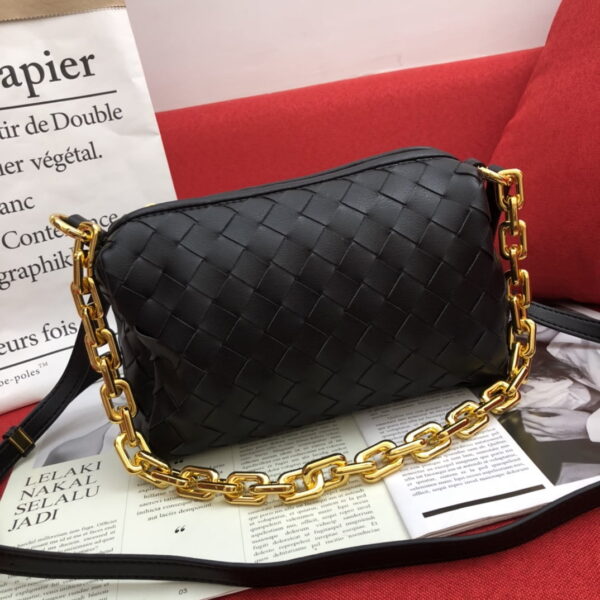 Bottega Veneta Crossbody Bag Black, For Women, Women's Bags 9.4in/24cm