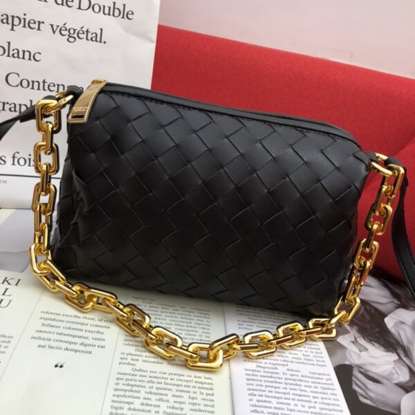Bottega Veneta Crossbody Bag Black, For Women, Women's Bags 9.4in/24cm