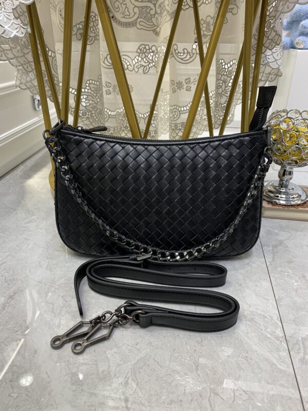 Bottega Veneta Crossbody Bag Black, For Women, Women's Bags 9.4in/24cm