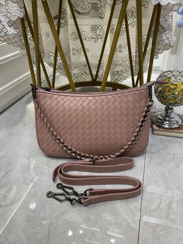 Bottega Veneta Crossbody Bag Pink, For Women, Women's Bags 9.4in/24cm