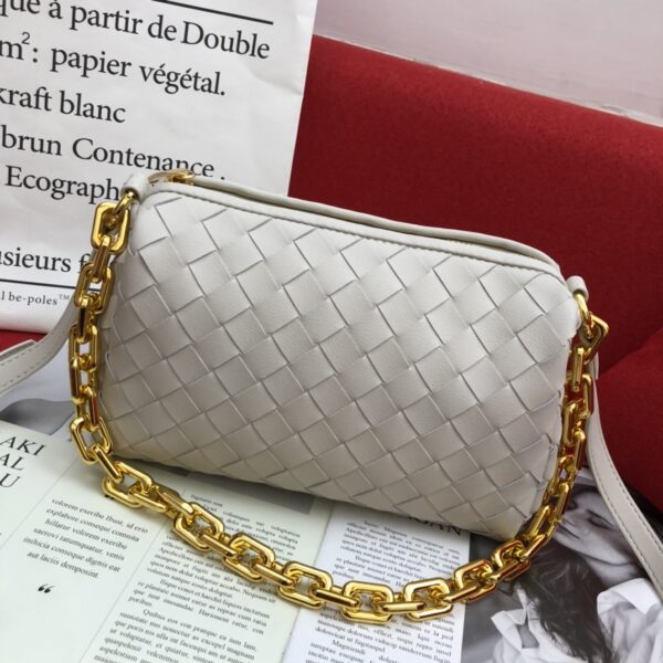 Bottega Veneta Crossbody Bag White, For Women, Women's Bags 9.4in/24cm