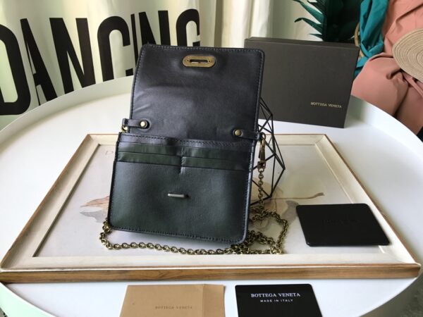Bottega Veneta Crossbody Black, For Women, Women's Bags 6.9in/17.5cm