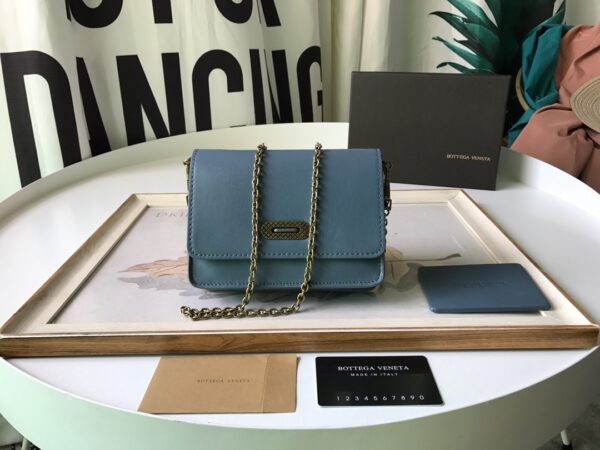 Bottega Veneta Crossbody Blue, For Women, Women's Bags 6.9in/17.5cm