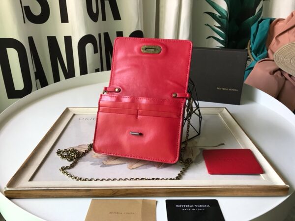 Bottega Veneta Crossbody Red, For Women, Women's Bags 6.9in/17.5cm