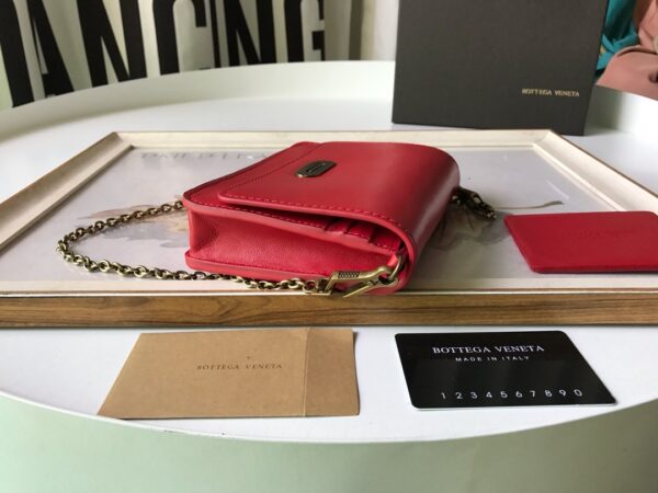 Bottega Veneta Crossbody Red, For Women, Women's Bags 6.9in/17.5cm