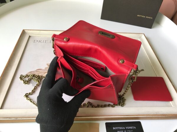 Bottega Veneta Crossbody Red, For Women, Women's Bags 6.9in/17.5cm