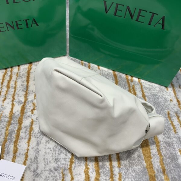 Bottega Veneta Double Knot Bag For Women 11.8in/30cm In Chalk